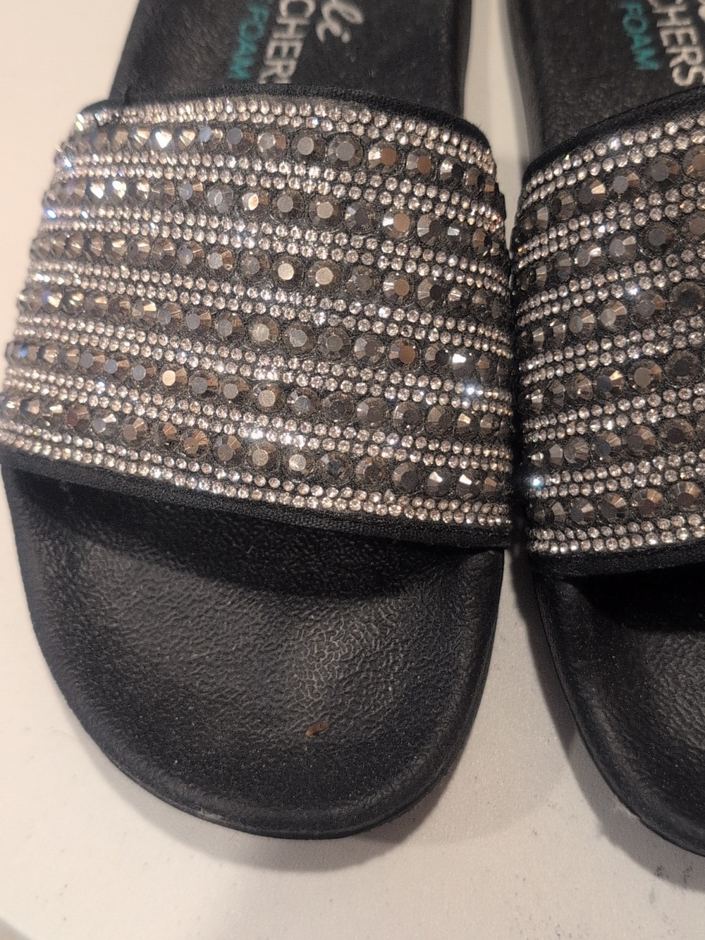 Skechers "Rocker Glam" Slides - Picture 2 of 6